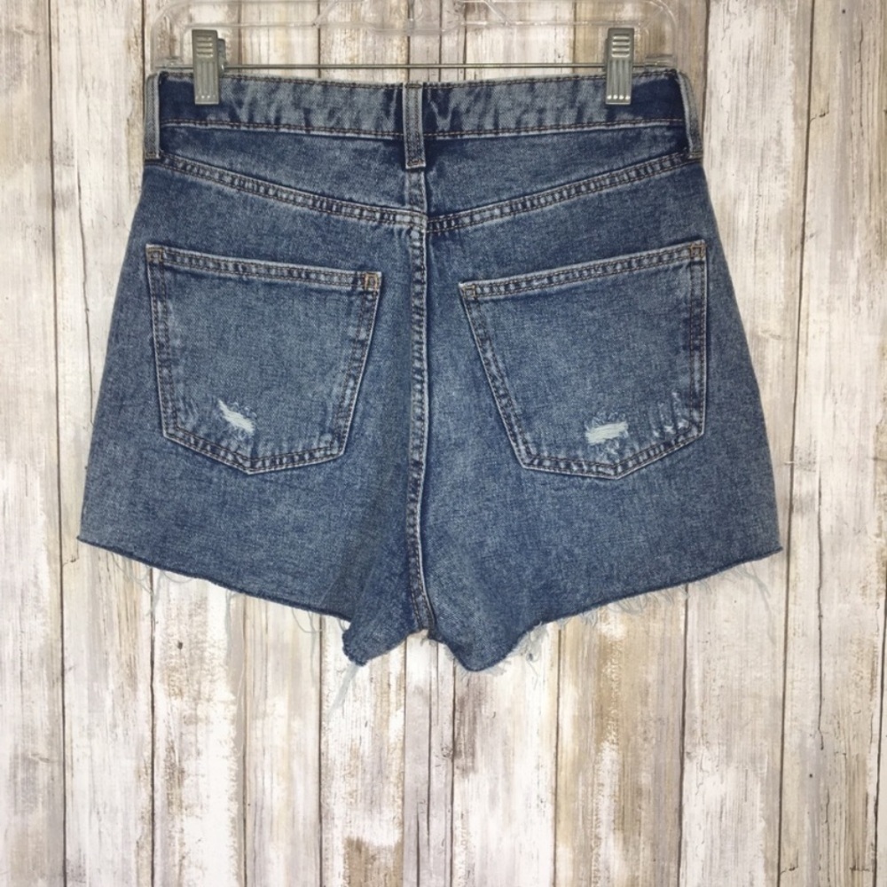 Wild Fable High Rise Cutoff Denim Distressed Shorts - Picture 6 of 6